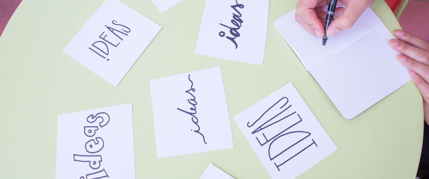 Image of lots of notes with 